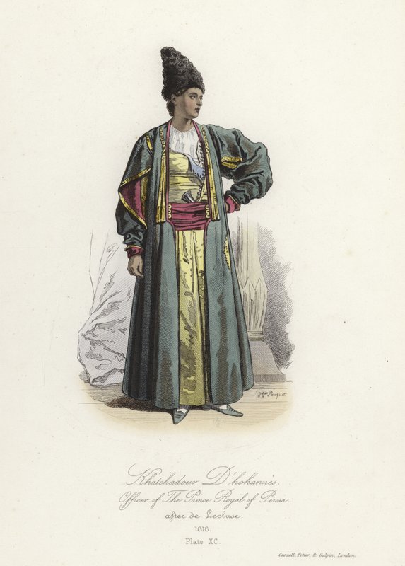 Officier van de Prins van Perzië door French School