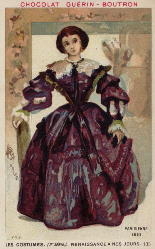 Parijse mode, 1853 door French School