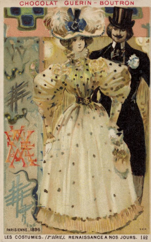 Parijse mode, 1896 door French School