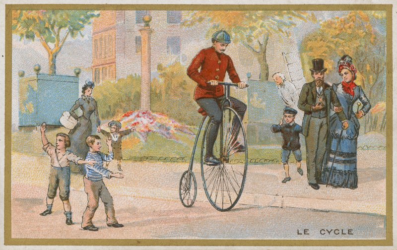 Penny Farthing door French School