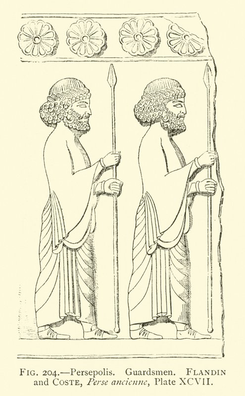 Persepolis, wachters door French School
