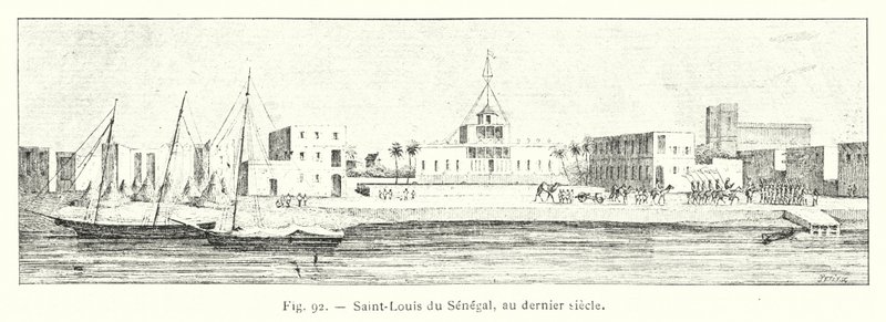 Saint-Louis van Senegal, in de laatste eeuw door French School