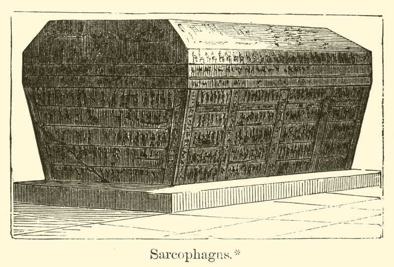 Sarcophagus door French School
