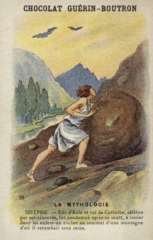 Sisyphus door French School