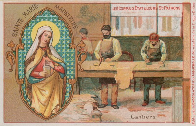 St. Maria Magdalena en handschoenmakers door French School