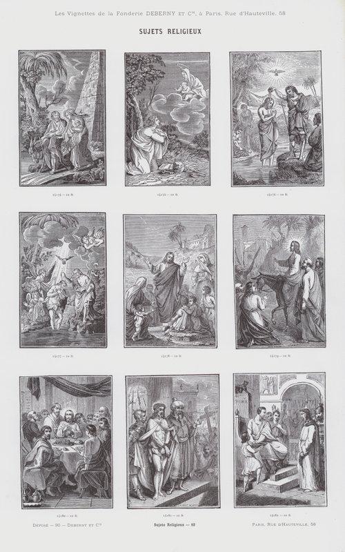 Religieuze Onderwerpen (gravure) door French School