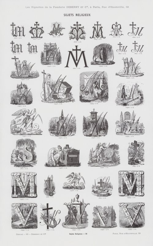 Religieuze onderwerpen (gravure) door French School
