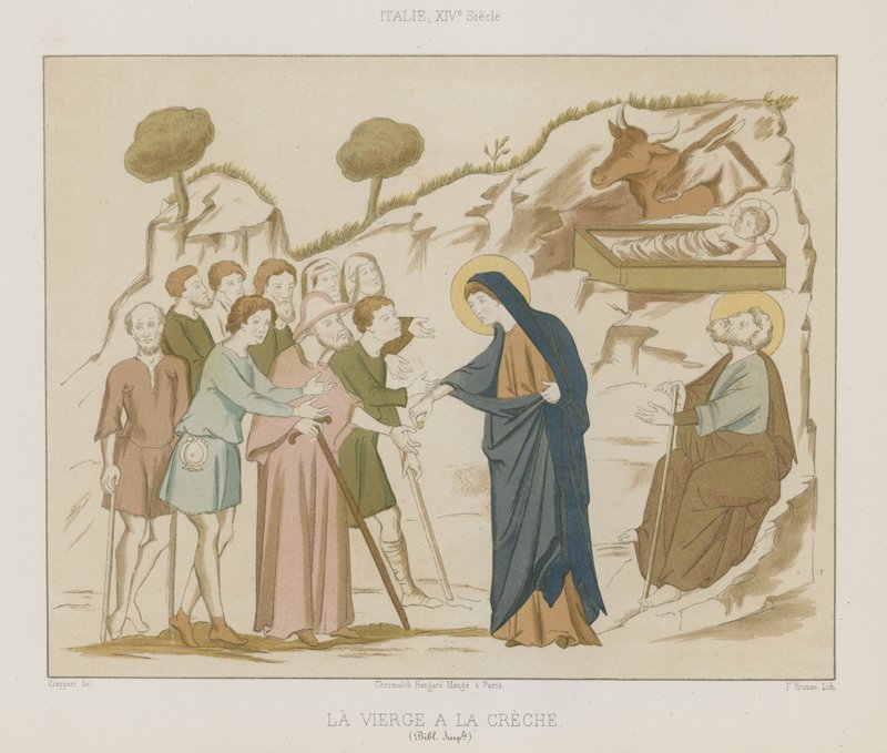 De Maagd Maria met het Christuskind door French School