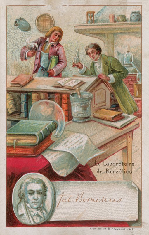 Het laboratorium van Berzelius door French School