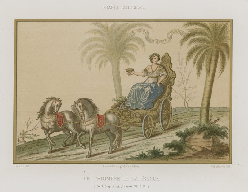 De triomf van Frankrijk door French School