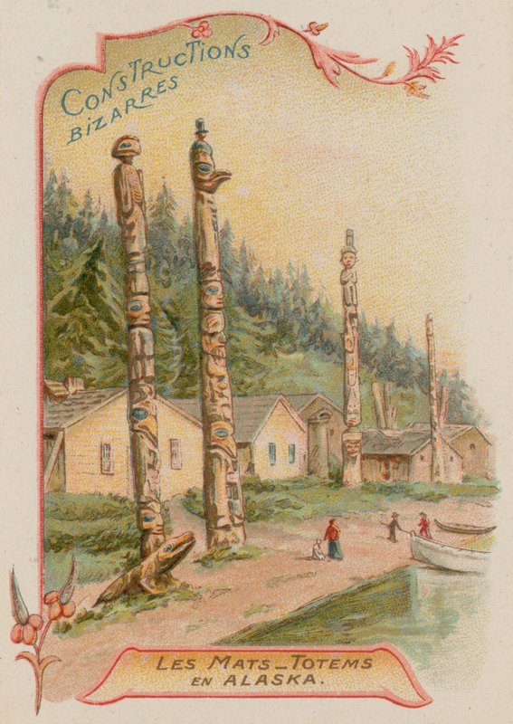 Totempalen in Alaska door French School