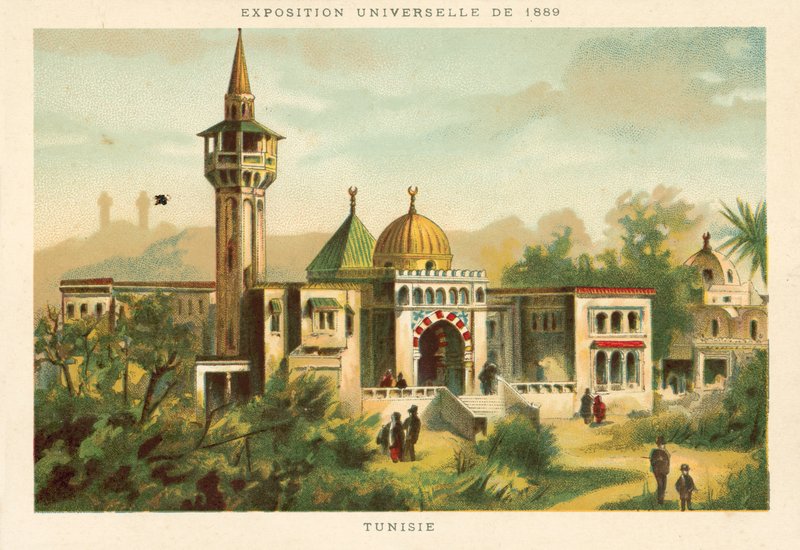 Tunesië, Exposition Universelle 1889, Parijs door French School
