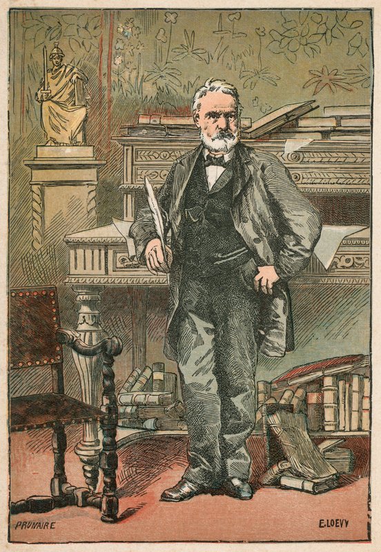 Victor Hugo door French School