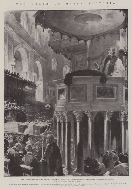 De dood van koningin Victoria door G.S. Amato