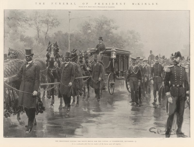 De Begrafenis van President McKinley door G.S. Amato