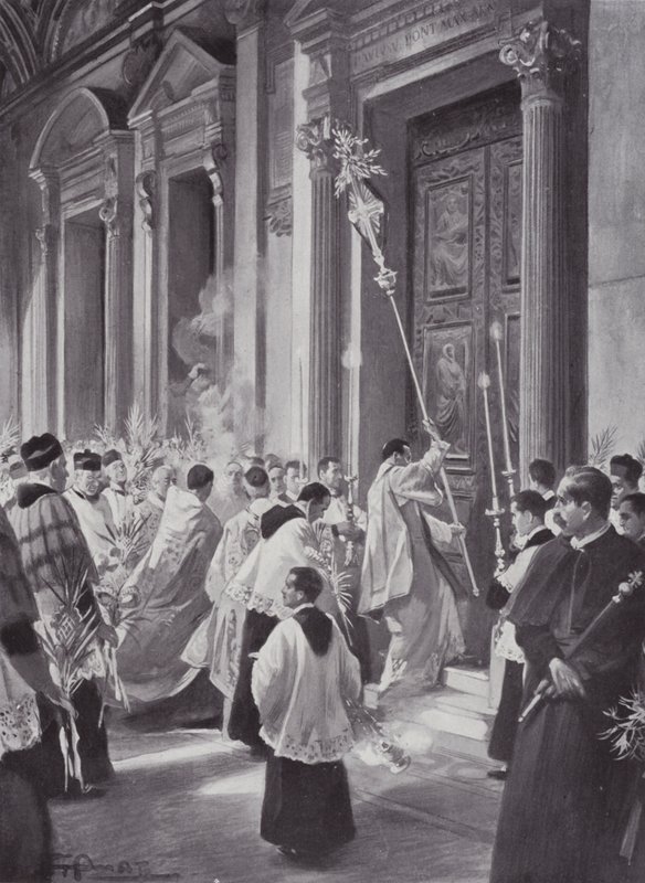 Een vastenavondgebruik, Rome door G.S. Amato