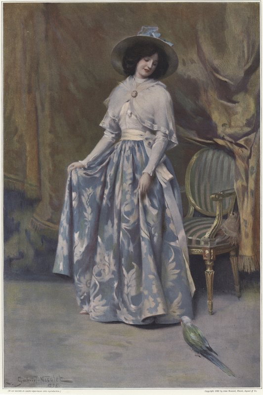 Portret in Blauw door Gabriel Nicolet