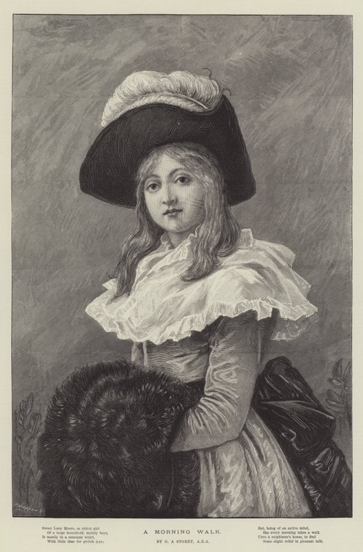 Een ochtendwandeling door George Adolphus Storey