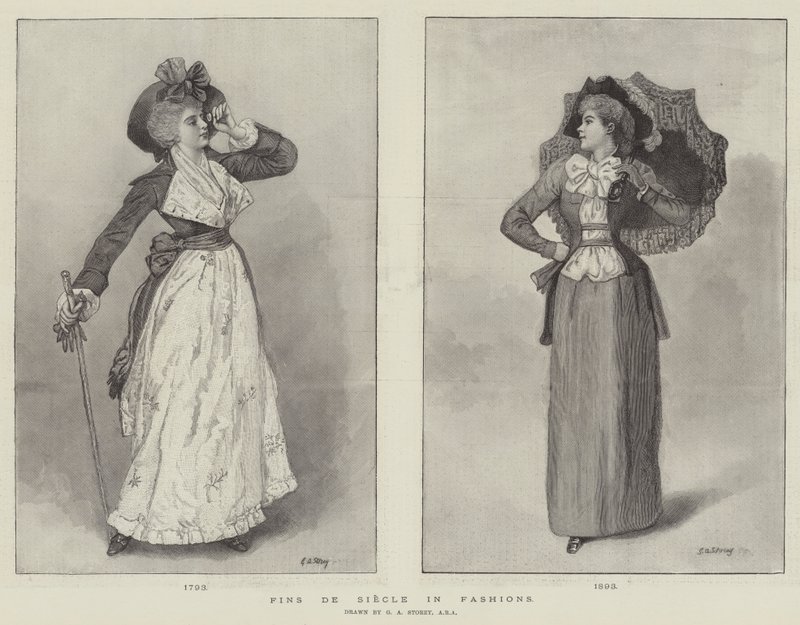 Eindes van de eeuw in mode door George Adolphus Storey