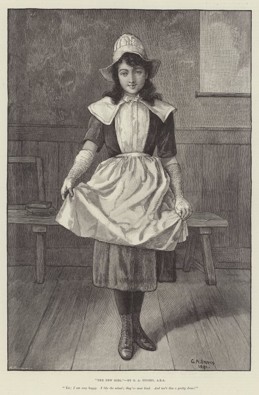 Het nieuwe meisje door George Adolphus Storey