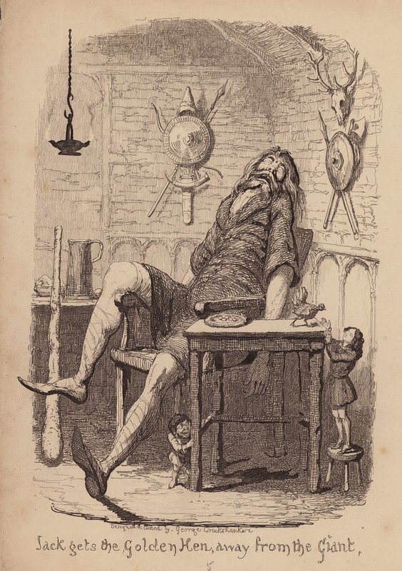 Jack en de Bonenstaak door George (after) Cruikshank