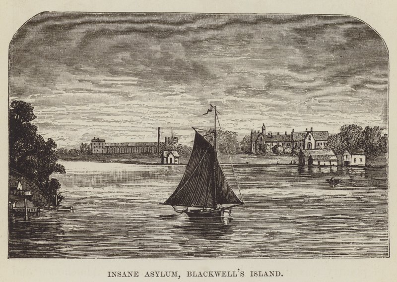 Psychiatrisch ziekenhuis, Blackwells Island door George Augustus Sala