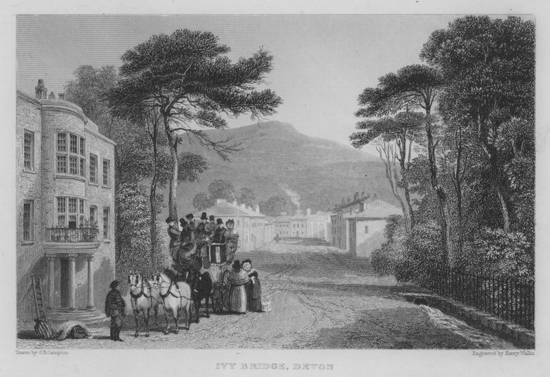 Ivy Bridge, Devon door George Bryant Campion