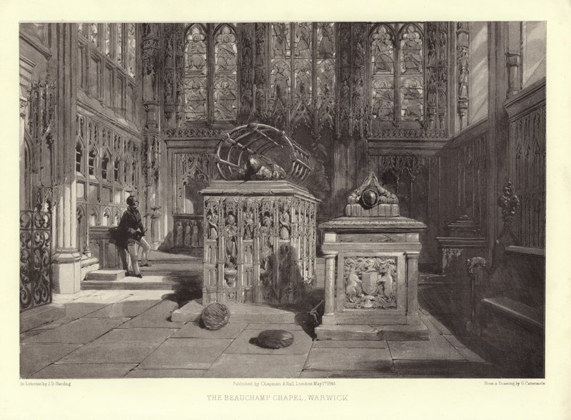 De Beauchamp Kapel, Warwick door George Cattermole
