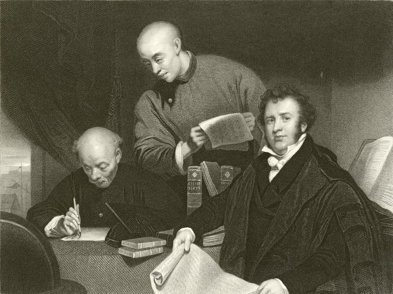 De Eerwaarde Robert Morrison door George Chinnery