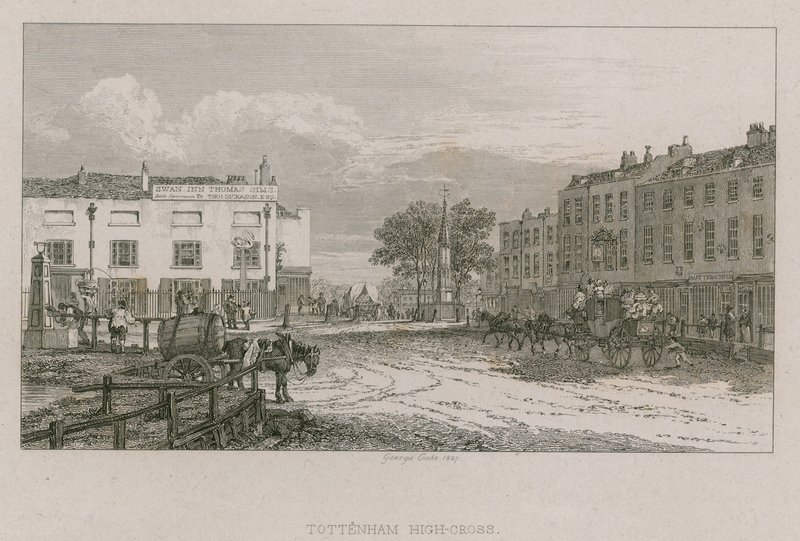 Tottenham High Cross, Londen door George Cooke