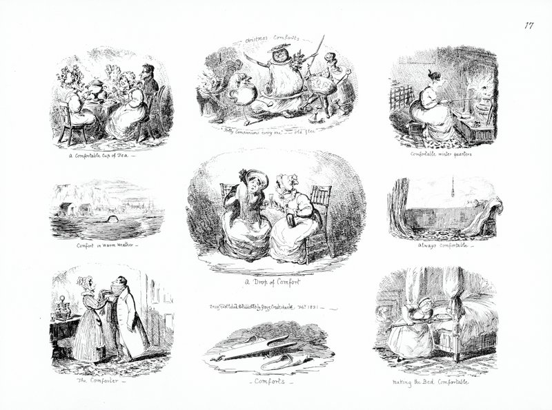 Troost (gravure) door George Cruikshank