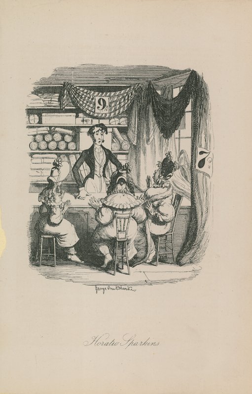 Horatio Sparkins door George Cruikshank