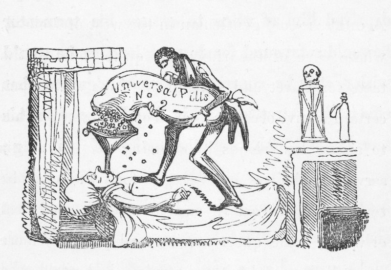 Universele pillen door George Cruikshank