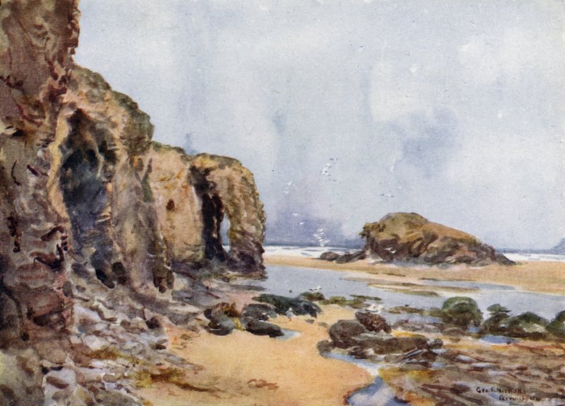 Perranporth door George Franck Nicholls