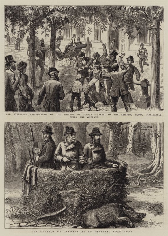 De Keizer van Duitsland door George Goodwin Kilburne