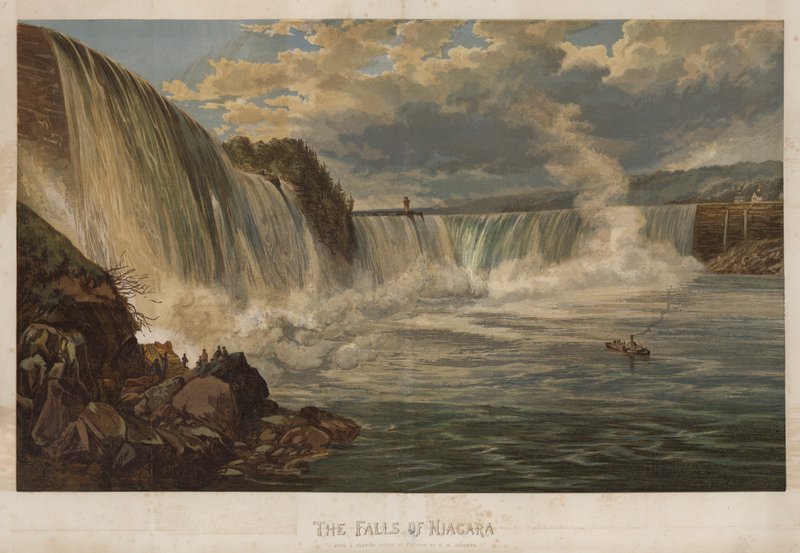 De watervallen van Niagara door George Henry Andrews