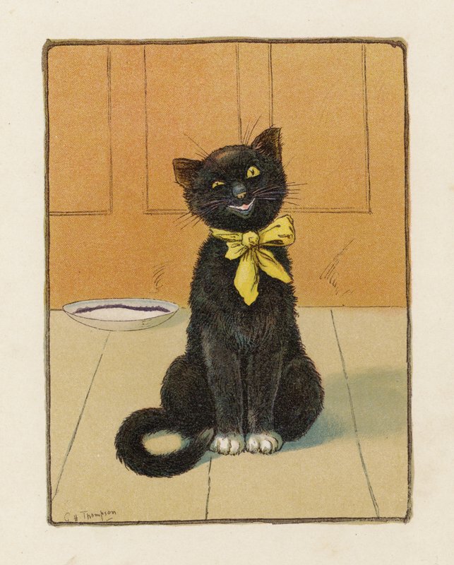 De kat door George Henry Thompson