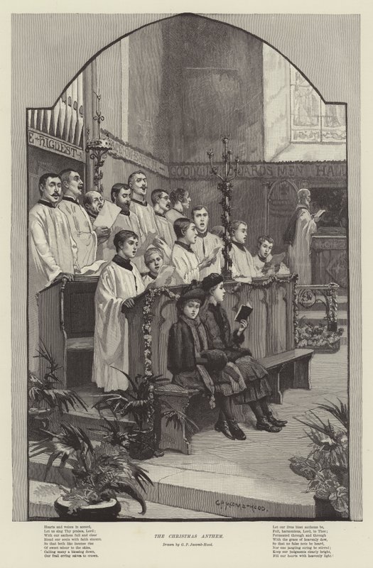 Het Kerstlied door George Percy Jacomb Hood