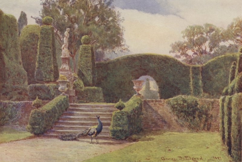 Het Terras, Brockenhurst door George Samuel Elgood