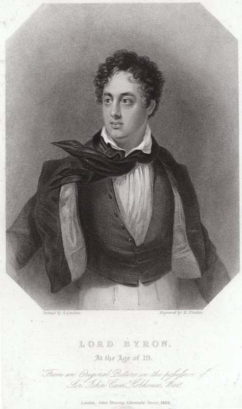 Portret van Lord Byron door George Sanders
