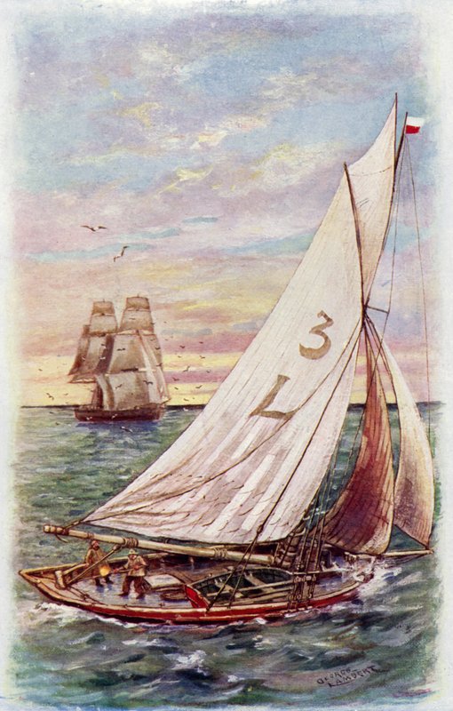 Een loodsboot door George Washington Lambert