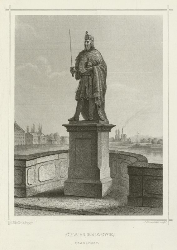 Karel de Grote, Frankfurt door German School