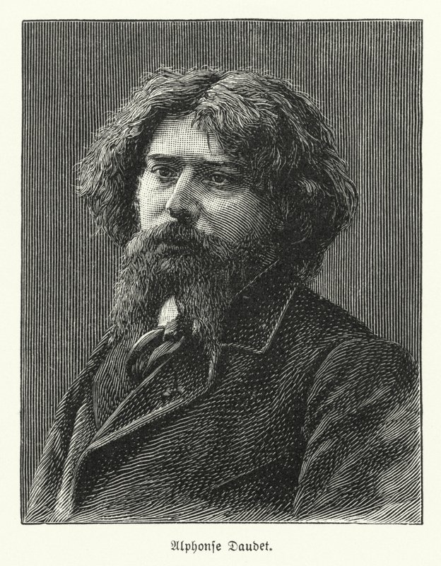 Alphonse Daudet, Franse romanschrijver door German School