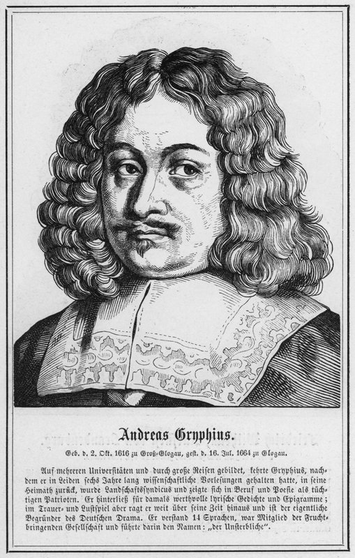 Andreas Gryphius door German School
