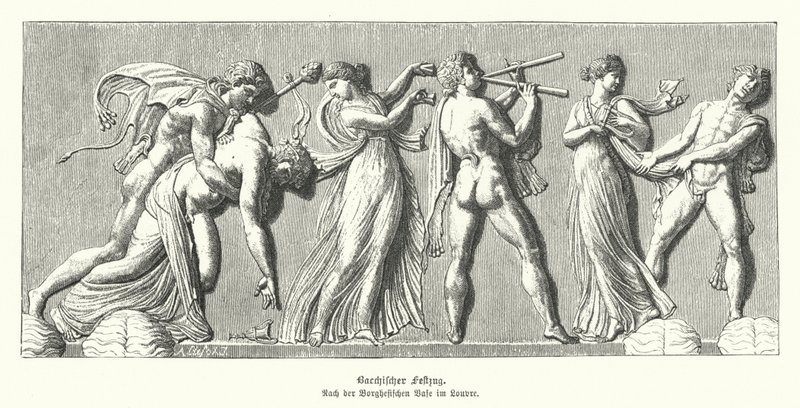 Bacchanalia door German School
