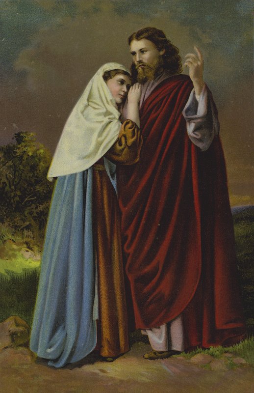 Christus en Maria door German School