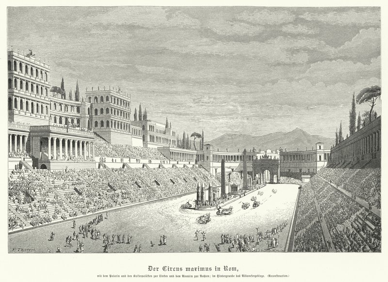 Circus Maximus, Rome door German School