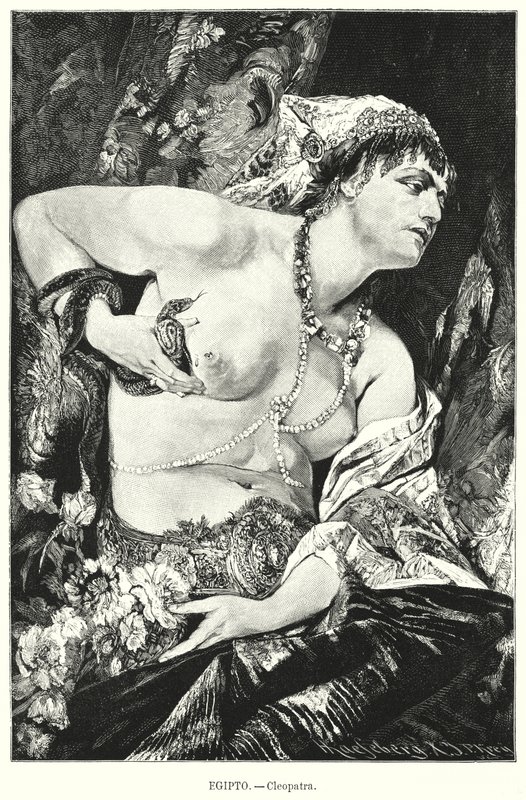 Cleopatra en de adder, Oud Egypte door German School