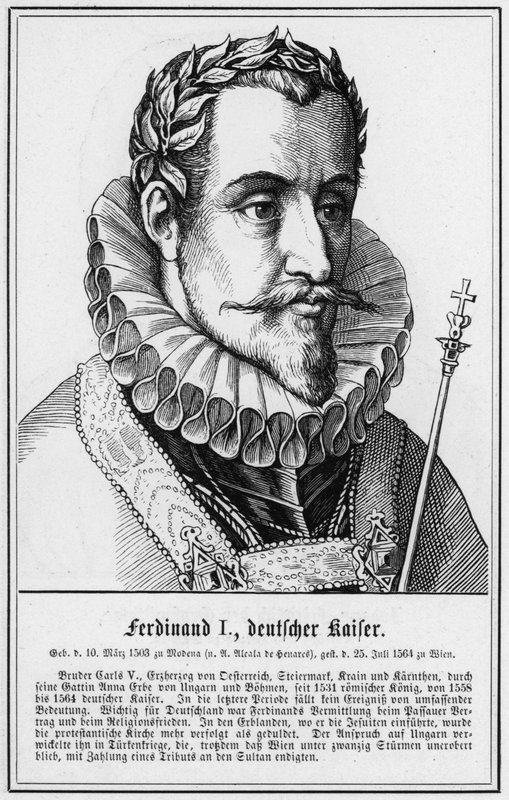Ferdinand I, Duitse Keizer door German School
