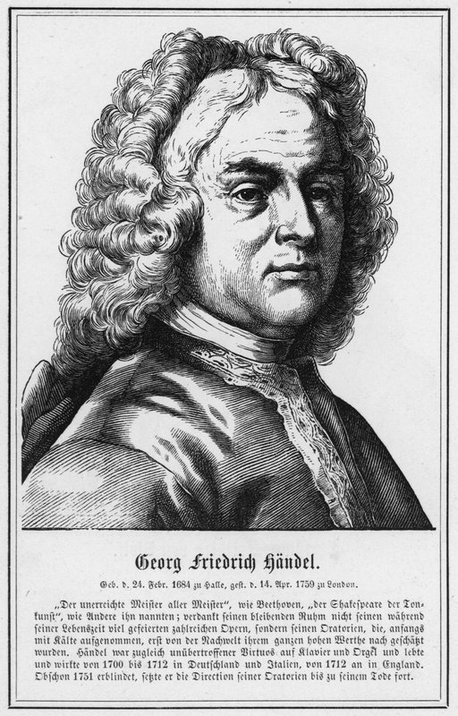 Georg Friedrich Handel door German School